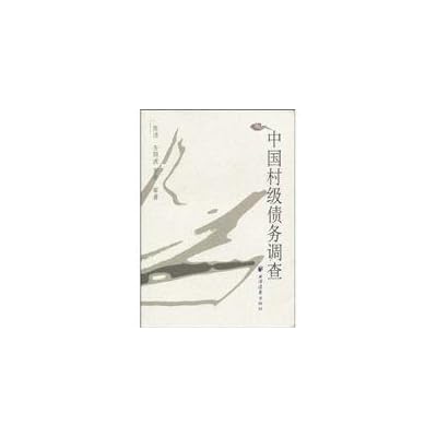 Chinese village debt survey