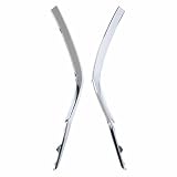 ApplianPar 2Pcs Chrome Front Driver and Passenger Side Grille Molding Trim for 6 2014 2015 2016 2017