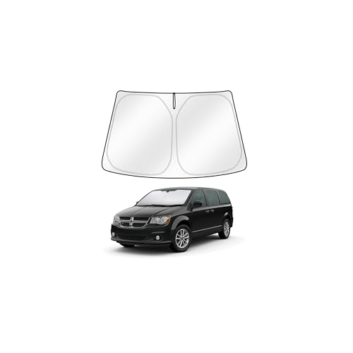 Cartist Windshield Sun Shade Fits for Dodge Caravan Mini Van 2008-2020, (NOT for Dodge Grand...