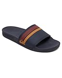 Quiksilver Rivi Slide, Sandalia Hombre, Negro (Blue Brown Blue Xbcb), 43 EU