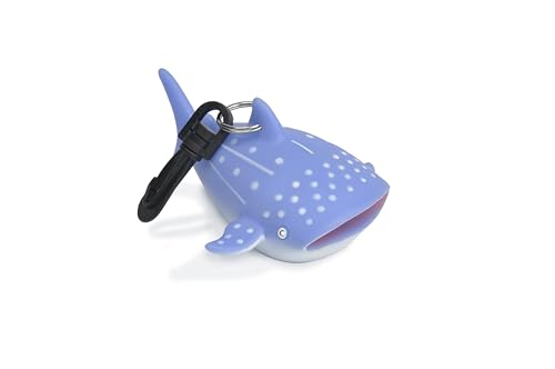 Best divers Porte Octopus Requin Baleine 7 x 11 x 5,5 cm, Homme, Bleu Clair,