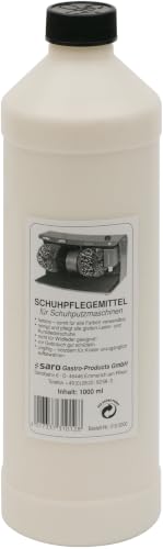 Saro - Cirage Liquide, 1 l, Soin et Brillance des Chaussures de Sécurité, Chaussures de Travail et Uniformes, Usage Professionnel, pour Cuir Lisse