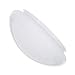 White Bowl / Dome Glass Shade - 7-7/8-Inch Fitter Opening