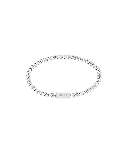Bracelet en chaîne homme BOSS Acier inoxydable anti-ternissement Or Argent