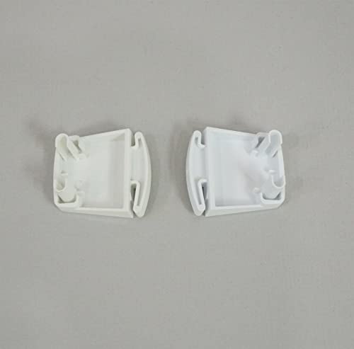 KASINGS Shelf End Cap Set Replacement For GFU21M4AW3 MFU14F3BW0 MFU14F3BW1 MFU14F3BW2 MFU14M2BW0 MFU14M2BW1 MFU14M2BW2 MFU14M2BW3 MFU16F3BW0
