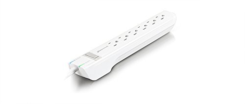 360 Electrical 360314 Suite+ Surge Protector, 6', White #TOP4