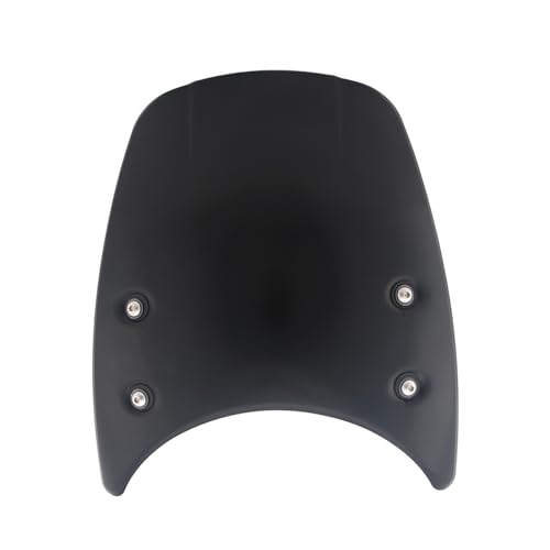 NRERDMT Motorrad-Windschutzscheiben-Scheinwerferverkleidung, Windschutzabweiser, kompatibel mit Ducati Scrambler 400 800 Classic Icon 2015–2022(Noir)