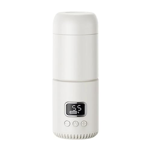Ohulelks Calentador de Agua Eléctrico para Leche de, Recargable, con Aislamiento Eléctrico, Ideal para Oficina, Coche, Viajes, Hoteles B