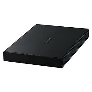 ELECOM 外付けポータブルSSD 1TB USB3.2Gen1対応 データ復旧サービスLite付 ブラック ESD-EJ1000GBKR