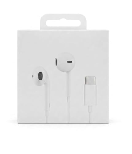 Image of [Orginal] [Apple MFi Certified] USB-C Headphones Compatible with iPhone 17 /16 /15 Series, Wired USB-C Earphones with Built-in Remote & Microphone for Music, Calls & Volume Control with Galaxy & Pixel