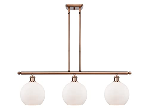 Innovations 516-3I-AC-G121-8-LED LED Island Pendant from Ballston Collection 8.00 inches