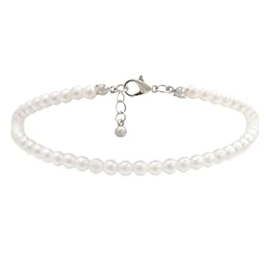 PACKOVE Elegant Boho Ankle Bracelet Handmade Beaded Anklet Pearl for Women Large Size Versatile Match Anklet