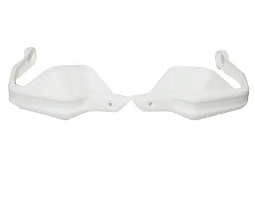 Protège-mains moto blanc avec extension pare-brise pour BMW F700GS F800GS F650GS 2013-2018