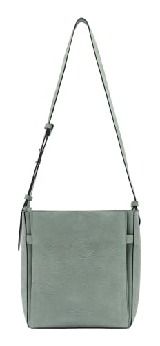 Sac hobo M-Hilla en nubuck vert opale : l'élégance de la maroquinerie souple