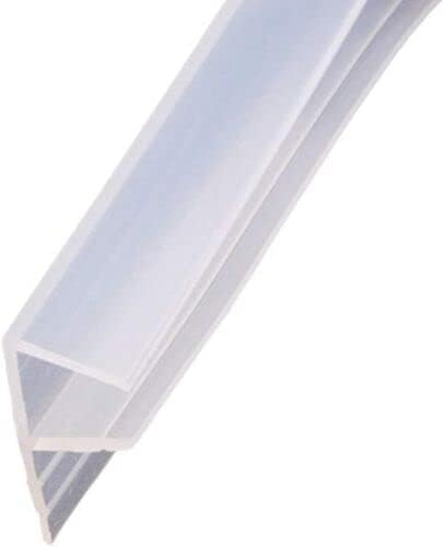 F Shape 3m Bath Shower Screen Door Seal Strip Fit Glass Thickness 6mm Seal GapClear Bath Shower ...