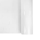 Klebefolie Möbel 52x700 cm | Möbelfolie selbstklebend wasserfest und abwaschbar für schnelle Möbelrenovierung | Klebefolie Küche für Schränke, Türen, Regale | Folie für Möbel | Weiß Hochglanz