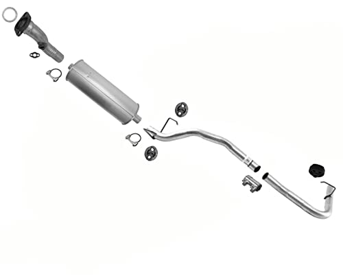 Muffler Exhaust System Replacement Parts For Toyota Tacoma 2.4L 1999 2000 2001 2002 2003 2004 W/ 103 Inch Wheelbase
