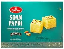 Haldiram's Soan Papdi - 250g | Indian Dessert | Traditional Sweet Treat | Perfect for Festive Occasions & Gifting | Delightful Texture