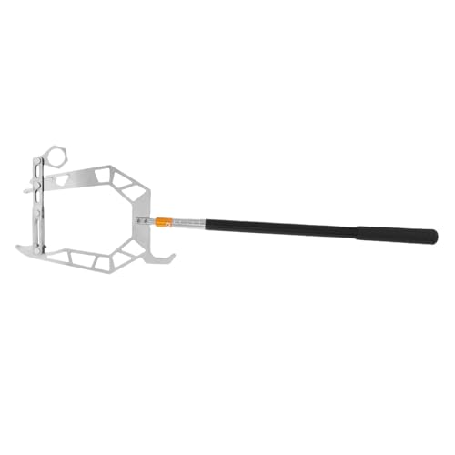 BESTonZON Stainless Steel Dock Hook Telescoping u Type Threader for Boats Ship Parking Cable Wire Guiding Tool