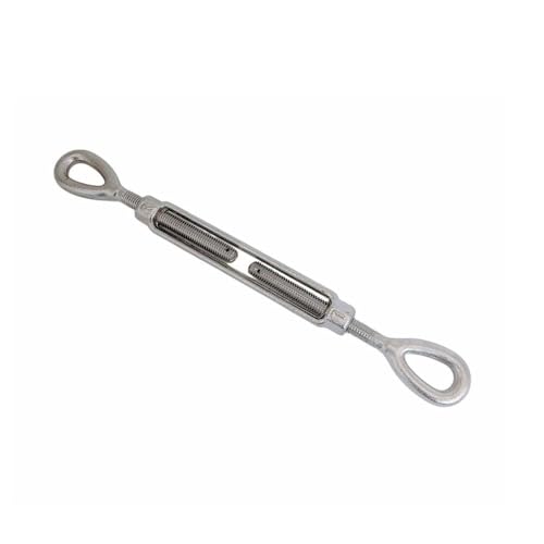 Marine Boat Drop Forged T316 Stainless Steel 5/16" x 4-1/2" Eye Eye Turnbuckle 800 Lbs WLL miniatura 5