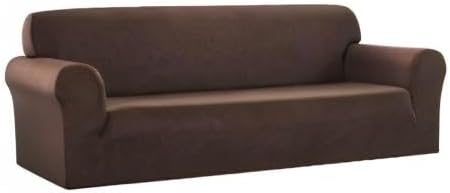 Miniatura 5 de Sapphire Home Juego de fundas de sofá y sofá biplaza de 2 piezas, ajuste elástico, sin arrugas, protector de muebles, fundas de sofá para sala de