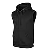 ROCK-IT Apparel Hoodie men Sleeveless zipped hoody Fitness Hoodie Men Sweater Training Vest Sweatshirt Tank Top S-4XL color black 4XL #2