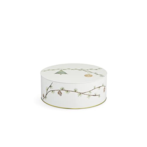 Boîtes à biscuits de Noël Rosendahl blanc boîte métal lot de 2