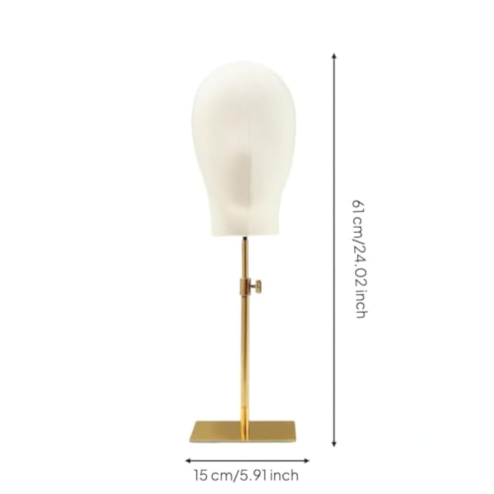 Adjustable Head Stand for Hairpieces
