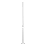Incluye bombilla Konstsmide Draco 579-250 - Mástil de farola (17 x 200 x 4,8cm, Aluminio Lacado), Color Blanco