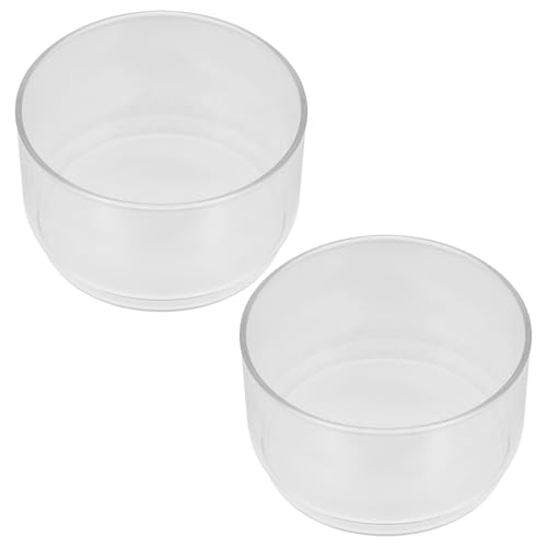 BESPORTBLE 2pz Tazones de vidrio resistencia al calor 500ml miniatura 1