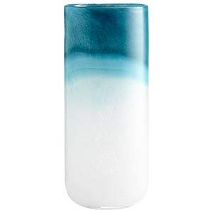 Decorative Turquoise Cloud Vase - 5.4 W x 13.5 H