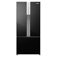 Panasonic Econavi 551 L 6-Stage Inverter Frost-Free Multi-Door Refrigerator (NR-CY550GKXZ, Black Glass, Powered by Artificial Intelligence)