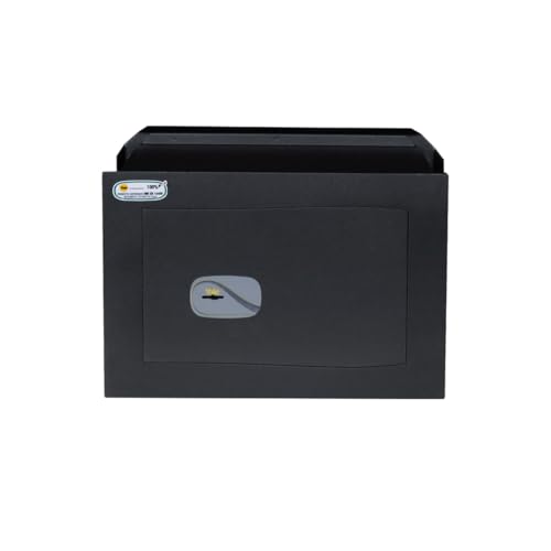 Yale Y3260220 Coffre-fort mural certifié série Y320, serrure à clé double carte 8 leviers, verrous anti-coupures 22 mm, acier au manganèse, niveau de sécurité S2