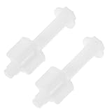 Fixations de siège de toilette - la fixation de siège de toilette convient à la plupart des sièges de toilette adaptés à vos travaux de réparation ou de remplacement de siège de toilette, boulons de verrouillage de siège de toilette