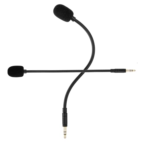 kedakexiao Microphone for Headsets, 3.5mm Detachable Boom Microphone for Turtle Beach Headset, Gaming Headsets, Compatible with PS4/PS5/Xbox/PC, Replacement Mic for Any Wireless Headset