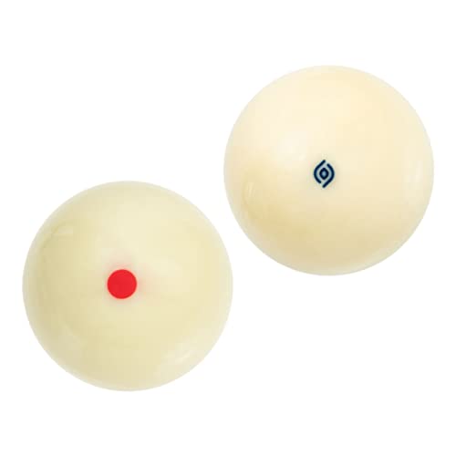Boules de billard blanches 5,72 cm en résine pour remplacer vos billes rayées