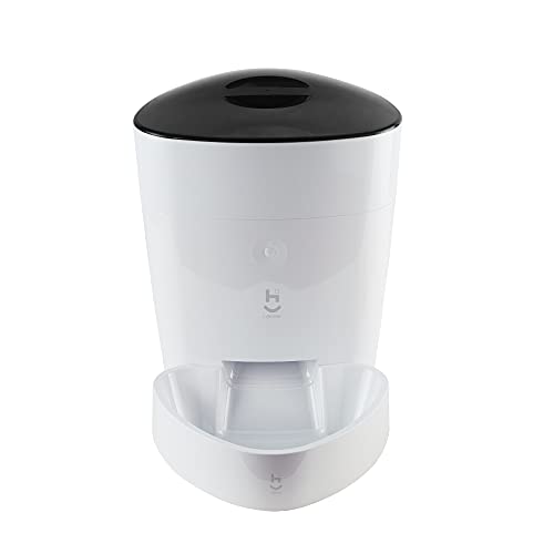 Hi by Geonav Alimentador Inteligente Wi-Fi, 4 Litros, para Pets, HIPETCOM, Compatível com Alexa, Branco