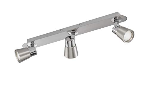 Plafonnier Fischer Honsel 20489 luminaire métal nickel 10W moderne