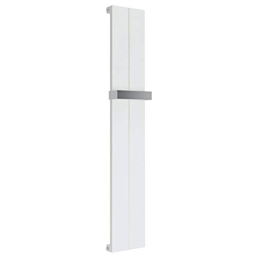 KudoxAluLite 200mm (w) x 1150mm (h) White Vertical Aluminium Designer  Radiator + Chrome Towel Bar : Amazon.co.uk: DIY u0026 Tools