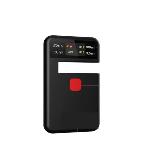 Solar Power Meter, Tint Meter Inspector for Car Window Portable Solar Test IR940nm/UV365nm/VLT530nm USB Data for Film Agricultural for Film, Filmed Glass