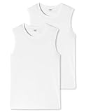 Uncover by Schiesser Men's 2PACK Tank Top Rundhals Unterwäsche, Weiss, M (2er Pack)