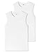 Produktbild Uncover by Schiesser Men's 2PACK Tank Top Rundhals Unterwäsche, Weiss, L (2er Pack)