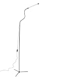 Spacnana Lampada da Terra a LED, Lampada da Terra Orientabile Alimentata Tramite USB, Altezza 158 Cm, Ideale per Sale Studio e Uffici