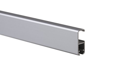 Image of STAS Art Hanging System: STAS cliprail pro alu 200cm 78.75 inch + Installation kit