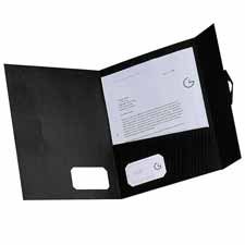 ESS04262 - Braxton Single Pocket Portfolios with Tab Closure