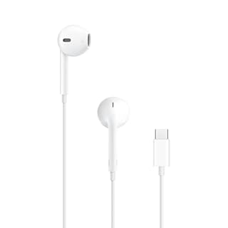 Apple EarPods Headphones, Wired Ear Buds with Built-in Remote to Control Music, Phone Calls, and Volume - Retail Packaging (USB-C)