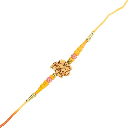 Generic Rakhi for Brother Bhaiya Bhabhi Rakhi Traditional Handmade Assorted Designer Rakhi Set Rakhi Thread Rakhdi Bracelets Rakshabandhan (Design 8), Adjustbale