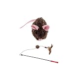 AWED Jouet amusant pour animal de compagnie souris électrique jouet pour animal domestique auto-cicatrisant son automatique fournitures pour animaux domestiques (taille : D)