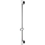 RIDDER Comfort Brausestange mit Saugnapf, Edelstahl, Silber, ca. 140x175x820 mm