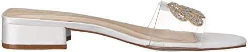 Betsey Johnson Blue Women's SB-Thyme Slide Sandal, Ivory, 10 | Image 5